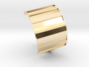 Shield ring in 14K Yellow Gold