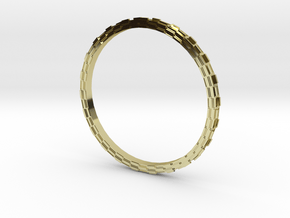 Hueco Mundo ring in 18k Gold Plated Brass