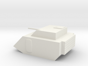 Fox Small Grav Tank 15mm in White Natural Versatile Plastic
