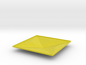 3d tile_2_B_yellow in Natural Full Color Sandstone