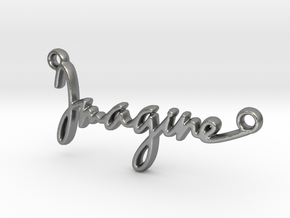 "Imagine" a strong word, a universal song. in Natural Silver