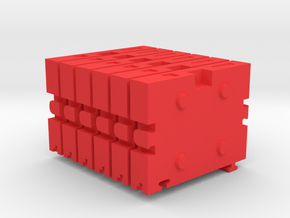 31000 cast counterweight - 6pack  in Red Processed Versatile Plastic