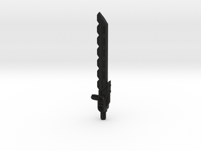 Bladed Tonfa/Sword in Black Premium Versatile Plastic