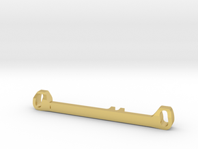 MC3 Wide Front End Stability Kit- Toe Out Bar in Polished Brass