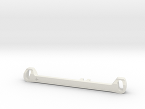 MC3 Wide Front End Stability Kit- Toe In Bar (#1) in White Natural Versatile Plastic