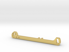 MC3 Wide Front End Stability Kit- Toe In Bar (#2) in Polished Brass