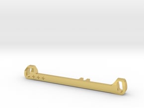 MC3 Wide Front End Stability Kit- Toe In Bar (#3) in Polished Brass