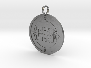 Raum Medallion in Natural Silver