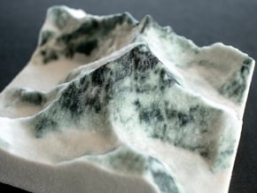 Mt. Everest, China/Nepal, 1:100000 in Natural Full Color Sandstone