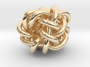B&G Knot 018 in 14k Gold Plated Brass