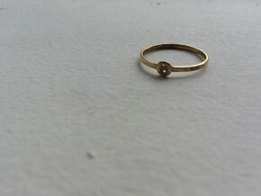 O Ring in Polished Brass