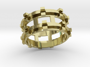 Runis ring in 18k Gold Plated Brass