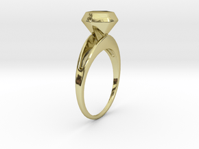 The Diamond in 18K Yellow Gold