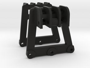 Dual Shock mounts for RC4WD Trail Finder II in Black Natural Versatile Plastic