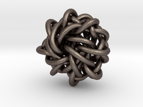 B&G Knot 17 in Polished Bronzed-Silver Steel