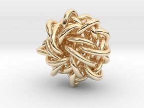 B&G Knot 17 in 14k Gold Plated Brass