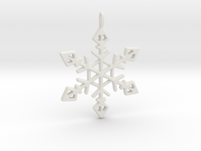 Winter Wonderland Pendant in White Premium Versatile Plastic