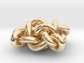 B&G Knot 22 in 14k Gold Plated Brass