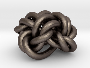 B&G Knot 21 in Polished Bronzed-Silver Steel