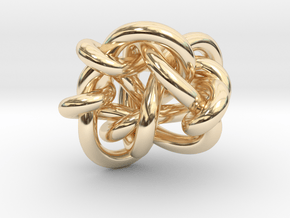 B&G tangle 03 in 14k Gold Plated Brass