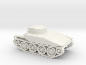 1/87 Scale T4E1 Combat Car in White Natural Versatile Plastic
