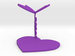 Coaster in Purple Processed Versatile Plastic: Small