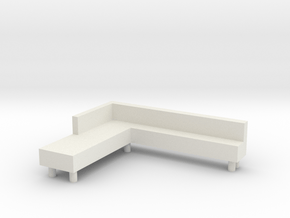 sofa in White Natural Versatile Plastic
