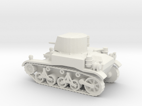 1/87 Scale M1 Combat Car in White Natural Versatile Plastic