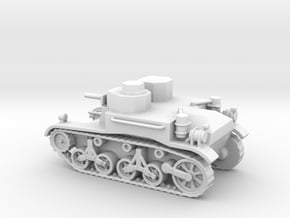 1/100 Scale M2A1 Light Tank in Tan Fine Detail Plastic