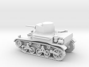 1/100 Scale M2A4 Light Tank in Tan Fine Detail Plastic
