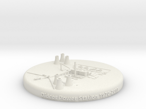 Didcot Power Station 1:15000 in White Natural Versatile Plastic