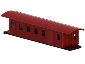 CF4a - Swedish passenger wagon in Tan Fine Detail Plastic