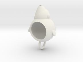 Duck design teapot in White Natural Versatile Plastic: Medium