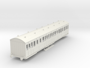 o-100-rhymney-railway-3rd-two-open-saloon-coach in White Natural Versatile Plastic