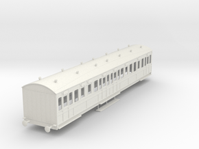 o-32-rhymney-railway-3rd-two-open-saloon-coach in White Natural Versatile Plastic