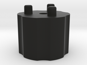 Emek/Etha 2 Bolt Cap - REVOLVER in Black Natural Versatile Plastic