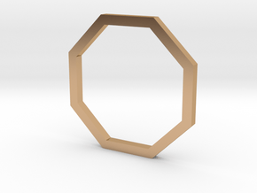 Octagon 12.37mm in Polished Bronze