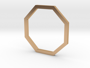 Octagon 13.21mm in Polished Bronze