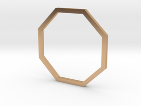 Octagon 16.30mm in Polished Bronze