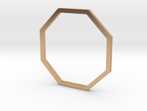 Octagon 17.75mm in Polished Bronze