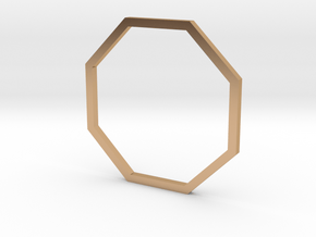 Octagon 18.19mm in Polished Bronze