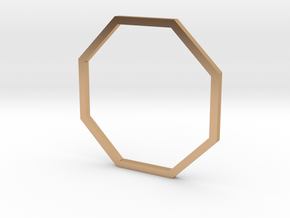 Octagon 18.53mm in Polished Bronze