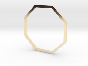 Octagon 18.89mm in 14K Yellow Gold