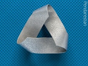 Folded Trigram in Polished Nickel Steel: Small