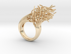 Abstrilo in 14k Gold Plated Brass