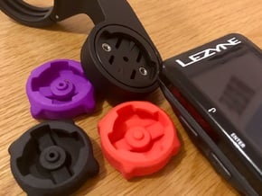 Lezyne GPS Computer to Garmin Adaptor in Purple Processed Versatile Plastic