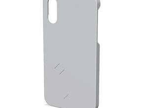 IPhone X case AEON series in Tan Fine Detail Plastic
