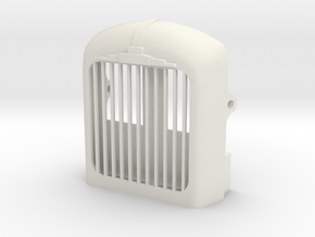 Radiator-fixed-shutter-B61 in White Natural Versatile Plastic