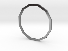 Dodecagon 18.89mm in Polished Silver