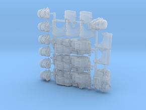 Toasty Bucketheads (x7) in Smoothest Fine Detail Plastic